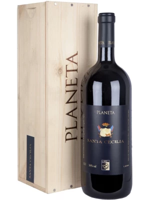 Вино Planeta, Santa Cecilia, Sicilia IGT, wooden box 2009, 3 л