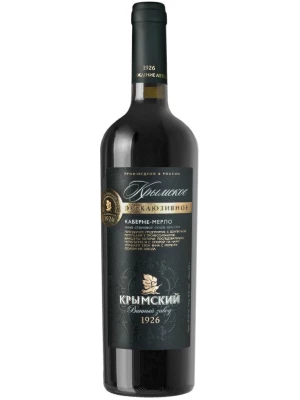 Вино Крымское Эксклюзивное Каберне-Мерло 0.75 л