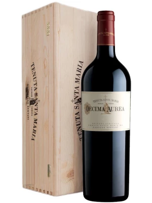 Вино Tenuta Santa Maria, Decima Aurea Merlot, Verona IGT, wooden box 2011, 1.5 л