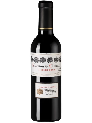 Вино Selection des Chateaux de Bordeaux Rouge 0.375 л