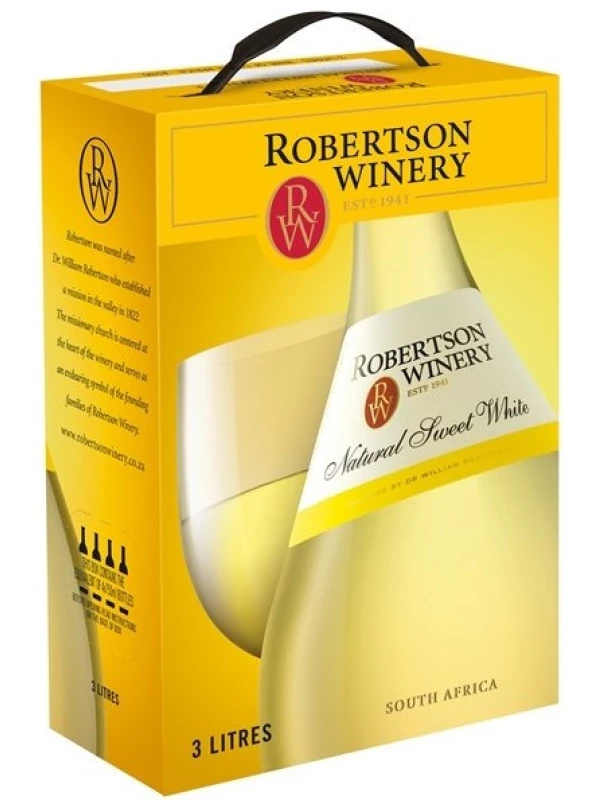 Robertson Winery, Natural Sweet White, bag-in-box