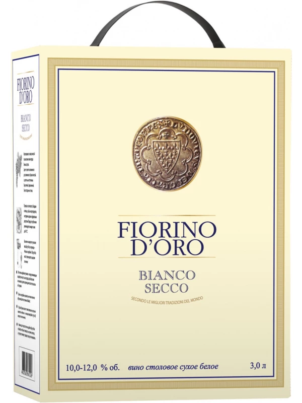 Natale Verga, Fiorino d'Oro Bianco Secco, bag-in-box