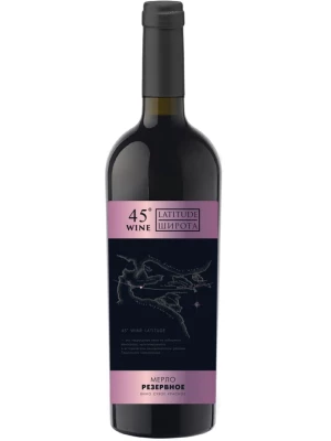 Вино Wine Latitude 45 Merlot 0.75 л