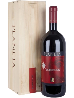 Вино Planeta, Burdese, Sicilia IGT, wooden box 2009, 1.5 л