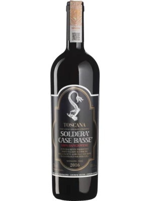 Вино Case Basse, Soldera Sangiovese, Toscana IGT 2016, 0.75 л