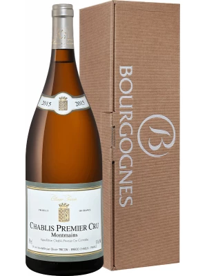 Вино Olivier Tricon, Chablis Premier Cru Montmains AOC gift box 2015, 1.5 л