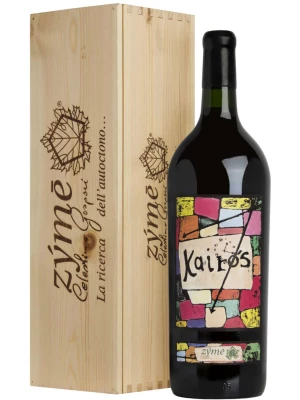 Вино Zyme, Kairos, Veneto Rosso IGP, wooden box 2019, 1.5 л