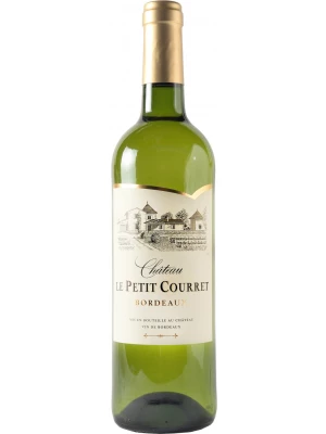 Вино Chateau Le Petit Courret, Blanc Sec, Bordeaux AOC 0.75 л