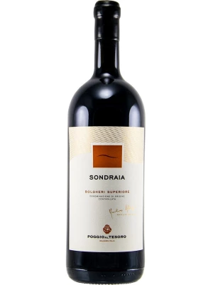 Вино Poggio al Tesoro, Sondraia, Bolgheri Superiore DOC 2015, 1.5 л