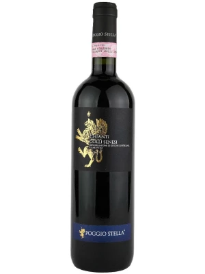 Вино Vecchia Cantina di Montepulciano, Poggio Stella Chianti Colli Senesi DOCG 2017, 0.75 л