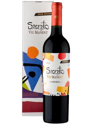 Вино Viu Manent, Secreto Carmenere, gift box 2022, 0.75 л