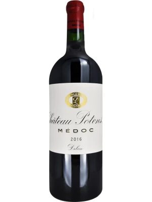 Вино Chateau Potensac, Medoc AOC Cru Bourgeois 2016, 1.5 л