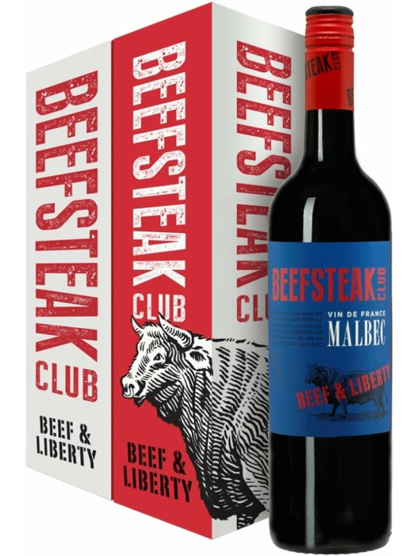 Beefsteak Club Beef & Liberty, Malbec Demi-Sec, gift box