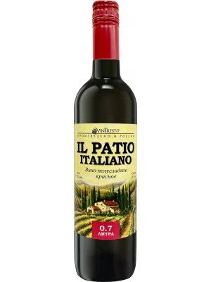 Вино Il Patio Italiano Red Semi-Sweet 0.7 л