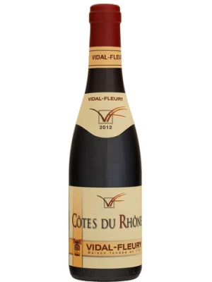 Вино Vidal-Fleury, Cotes du Rhone Rouge 2012, 0.375 л