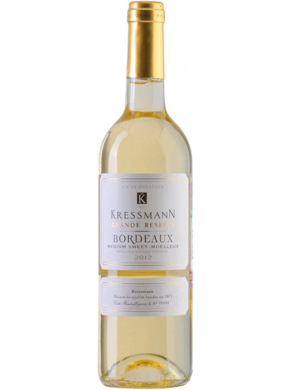 Kressmann, Grande Reserve Bordeaux Blanc AOC Moelleux
