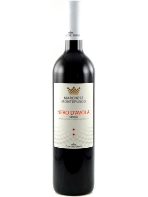 Вино Marchese Montefusco Nero d'Avola, Sicilia DOC 2023, 0.75 л