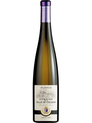 Вино Domaine Viticole de la Ville de Colmar, Pinot Gris, Alsace AOP 2021, 0.75 л