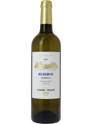 Вино Chateau Lamothe-Vincent, Reserve Blanc, Bordeaux AOC 2021, 0.75 л