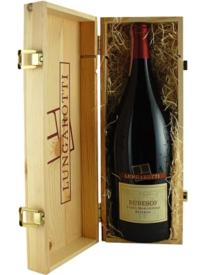 Вино Rubesco Riserva Vigna Monticchio, Torgiano Rosso Riserva DOCG, wooden box 2006, 1.5 л