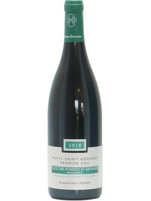 Вино Domaine Henri Gouges, Nuits-St-Georges 1er Cru AOC Clos des Porrets St-Georges 2018, 0.75 л