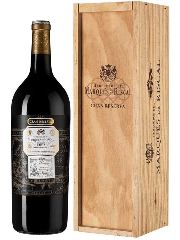 Herederos del Marques de Riscal Rioja DOC Gran Reserva, wooden box