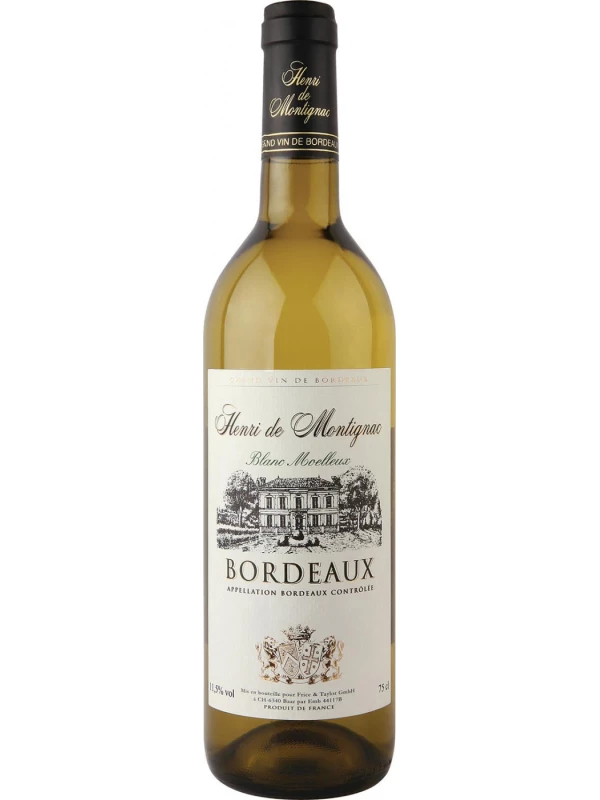 Henri de Montignac Blanc Moelleux, Bordeaux AOC