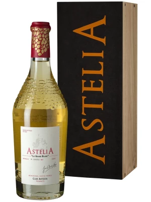 Вино Astelia, Le Grand Blanc Terres du Midi IGP, wooden box 2019, 0.75 л