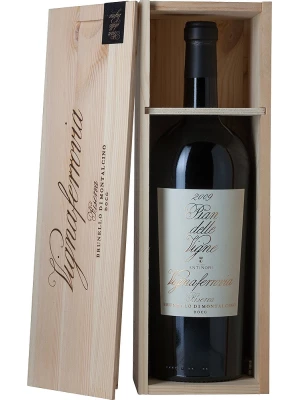 Вино Pian delle Vigne Vignaferrovia Riserva, Brunello di Montalcino DOCG, wooden box 2009, 1.5 л