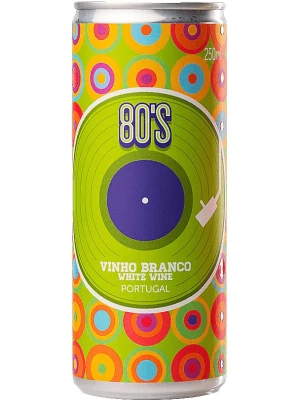 Вино 80's Branco, Vinho Verde DOC, in can 0.25 л