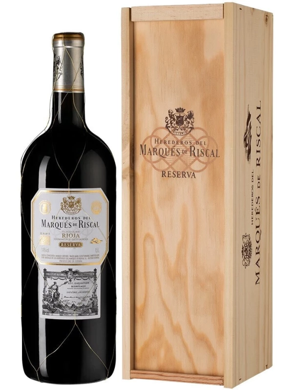 Herederos del Marques de Riscal Reserva, Rioja DOC, wooden box