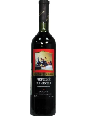 Вино Skoliovin, Black Elixir Red Sweet 0.75 л