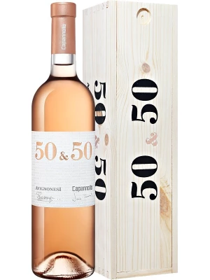 Вино Avignonesi-Capannelle, 50 & 50 Rose, Toscana IGT, wooden box 2022, 0.75 л