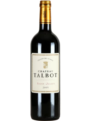 Вино Chateau Talbot St-Julien AOC 4-me Grand Cru Classe 2005, 0.75 л