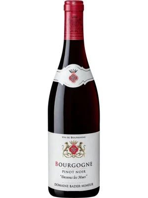 Вино Bader-Mimeur, Dessous les Mues Pinot Noir, Bourgogne AOC 2018, 0.75 л