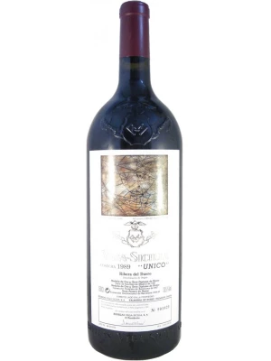 Вино Ribera del Duero DO, Vega Sicilia Unico, wooden box 1989, 1.5 л