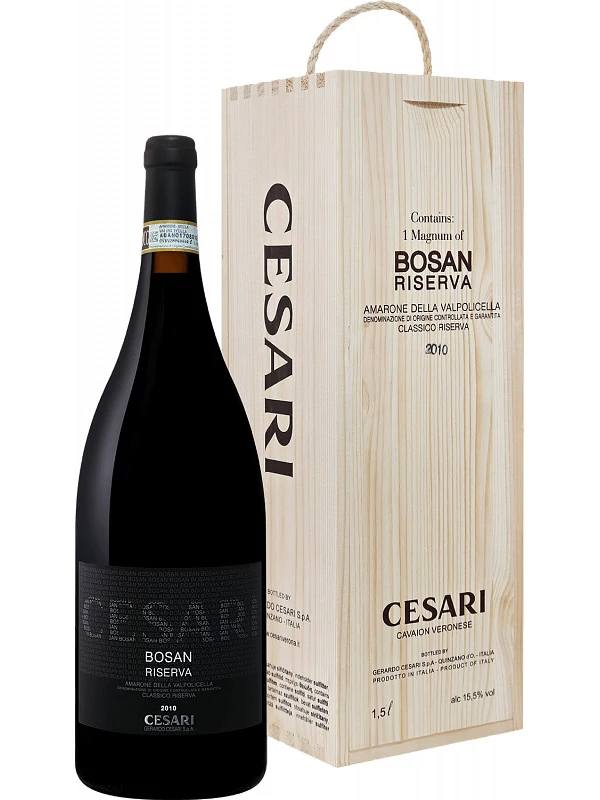Gerardo Cesari, Bosan Amarone della Valpolicella Classico Riserva DOC, wooden box