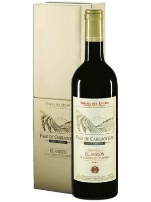 Вино Pago de Carraovejas, El Anejon de la Cuesta de Las Liebres, Ribera del Duero DO, gift box 2009, 0.75 л