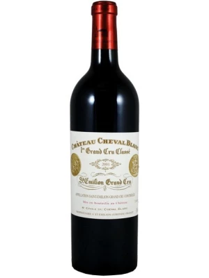 Вино Chateau Cheval Blanc, St-Emilion AOC 1-er Grand Cru Classe 2001, 0.75 л
