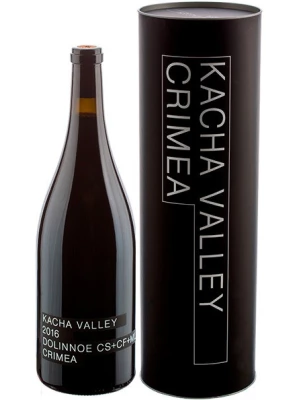 Вино Kacha Valley Dolinnoe Red in tube 2021, 1.5 л