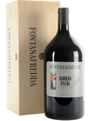 Вино Fontanafredda, Barbera d'Alba DOC, gift box 2013, 1.5 л