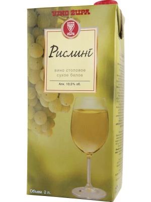 Вино Vino Zupa, Rizling, Tetra Pak 2 л