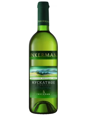 Вино Инкерман, Мускатное Крымское 0.75 л