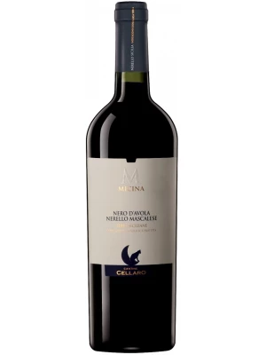 Вино Cantine Cellaro, Micina Nero d'Avola Nerello Mascalese, Terre Siciliane IGP 2017, 0.75 л
