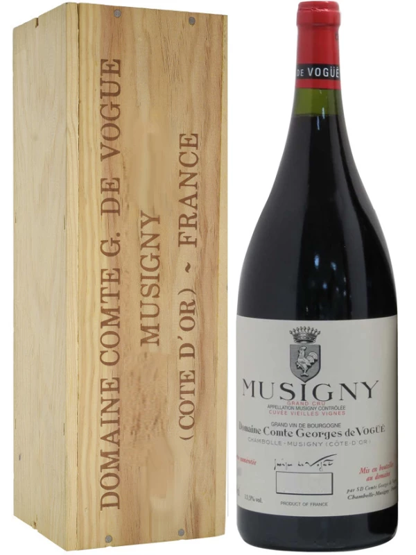 Domaine Comte Georges de Vogue, Musigny Grand Cru AOC Cuvee Vieilles Vignes wooden box
