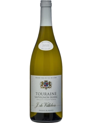 Вино J. de Villebois, Touraine Sauvignon Blanc AOC 2021, 0.75 л