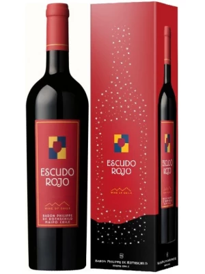 Вино Escudo Rojo, gift box 2009, 0.75 л