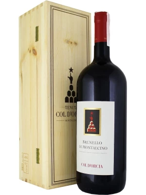 Вино Col d'Orcia, Brunello di Montalcino DOCG, wooden box 2011, 1.5 л