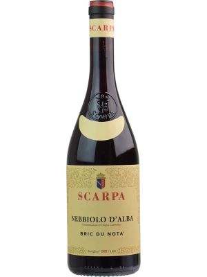 Вино Scarpa, Bric du Nota Nebbiolo d'Alba DOC 2021, 0.75 л