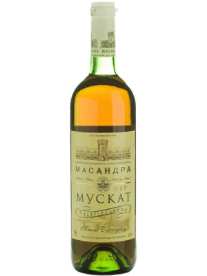 Вино Массандра, Мускат Таврический Белый 0.75 л